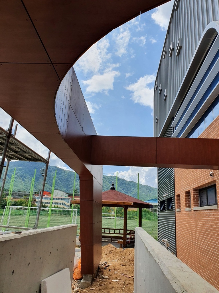 고밀도 목재 시공사례